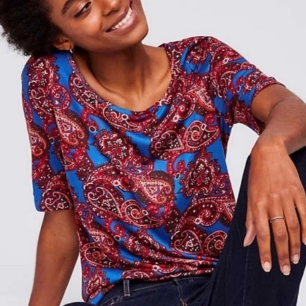 LOFT Paisley Top